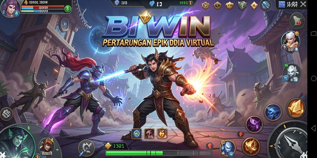 Tampilan permainan BIWIN yang mendebarkan dan grafis menakjubkan.