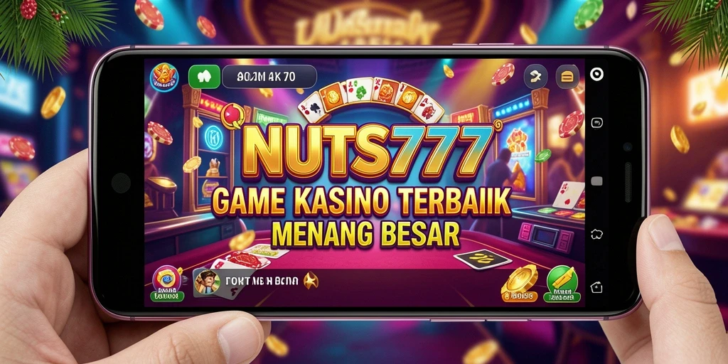 Gameplay seru NUTS777 yang menggugah semangat kasino.