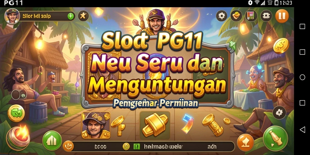 Screenshot utama PG11 dengan tampilan gameplay Slot yang seru.