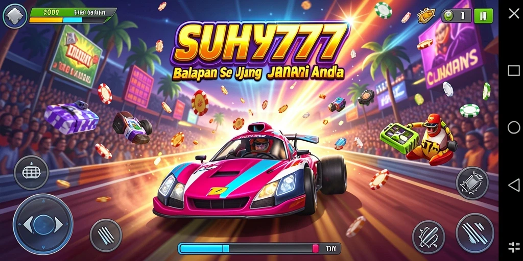 Gameplay balapan seru dan grafik menakjubkan di SUHU777.