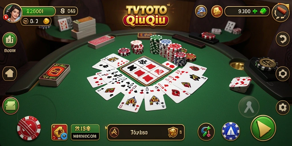 Screenshot gameplay QiuQiu yang menarik dan kompetitif.