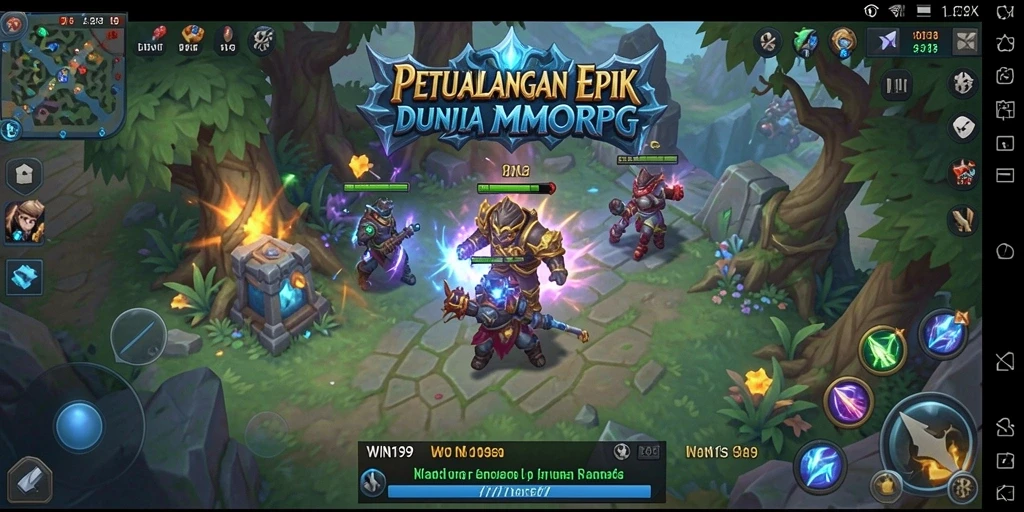 Gameplay yang menakjubkan dengan petualangan MMORPG yang mendalam.